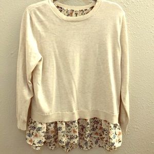 Sweater Blouse layered look - one piece!